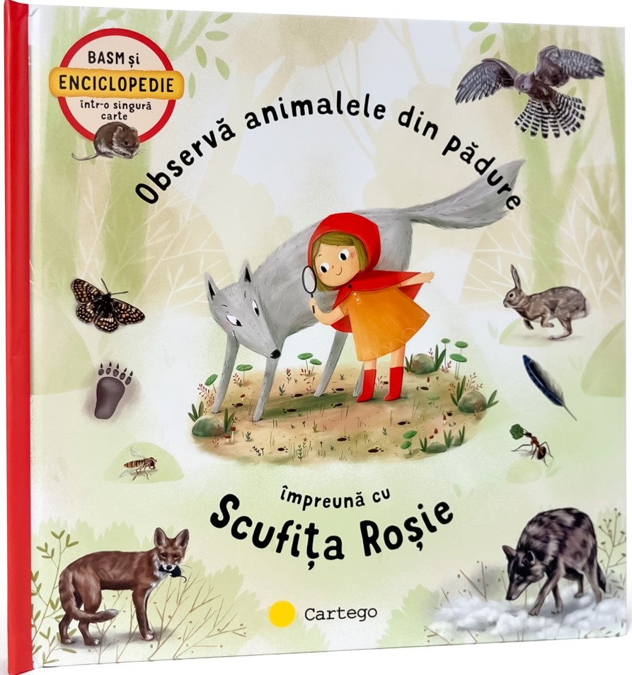 Книга Observă animalele din pădure împreună cu Scufița Roșie (9789975359993)