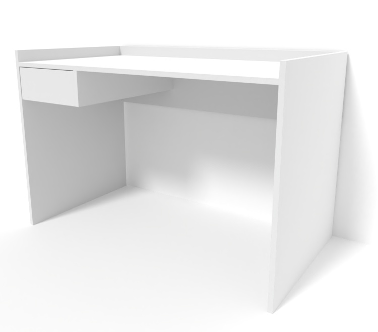 Письменный стол Smartex M3 110cm Белый