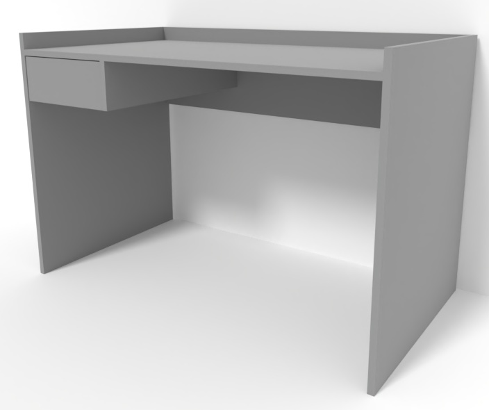 Masa de birou Smartex M3 120cm Grafit