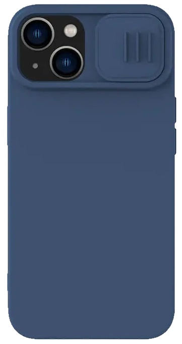 Husa de protecție Nillkin Apple iPhone 15 CamShield Silky Silicone Case Midnight Blue