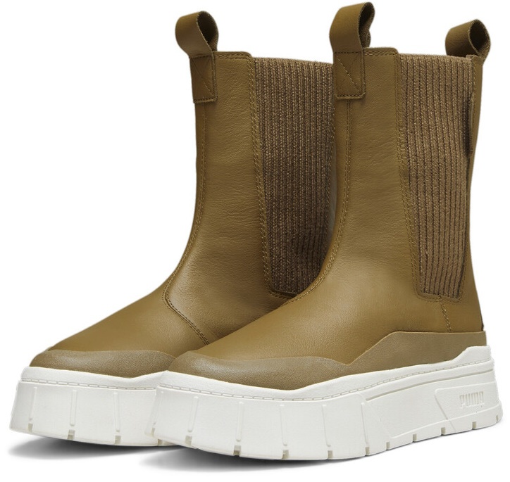 Ботинки женские Puma Mayze Stack Chelsea Winter Wns Chocolate Chip 36