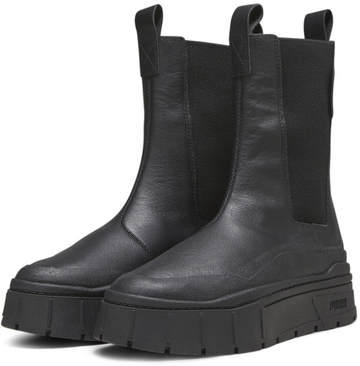 Bocanci pentru damă Puma Mayze Stack Chelsea Wns Puma Black 40