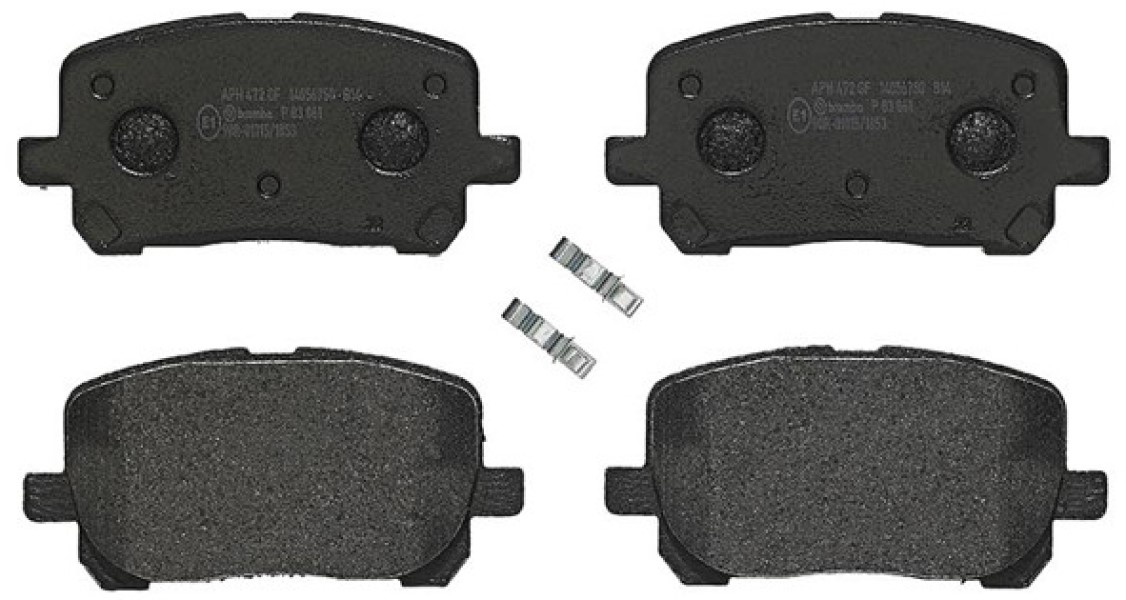 Set placute frână Brembo P 83 061