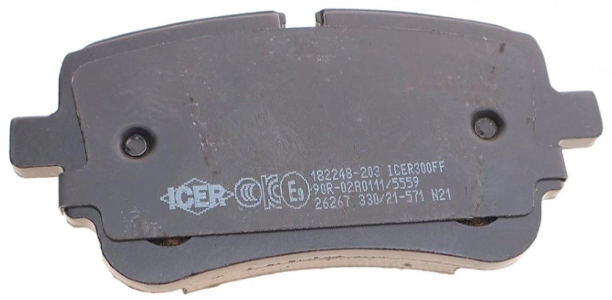 Set placute frână ICER 182248-203