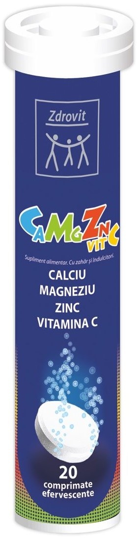 Витамины Zdrovit Ca Mg Zn Vit C 20pcs