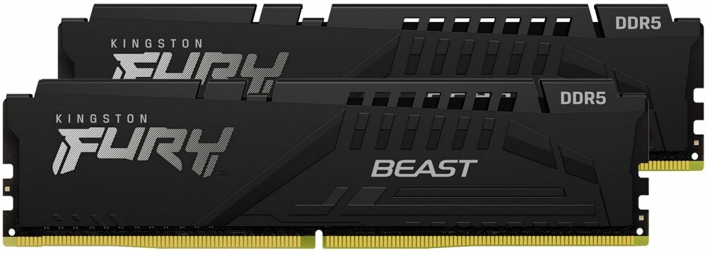 Оперативная память Kingston Fury Beast DDR5-6000MHz Expo 64Gb Kit (KF560C36BBEK2-64)