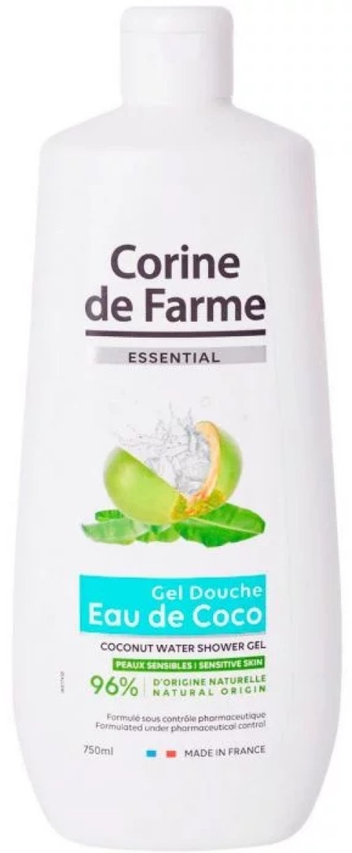 Гель для душа Corine de Farme Essential Coconut Water Shower Gel 750ml
