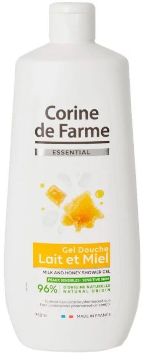 Гель для душа Corine de Farme Essential Milk & Honey Shower Gel 750ml