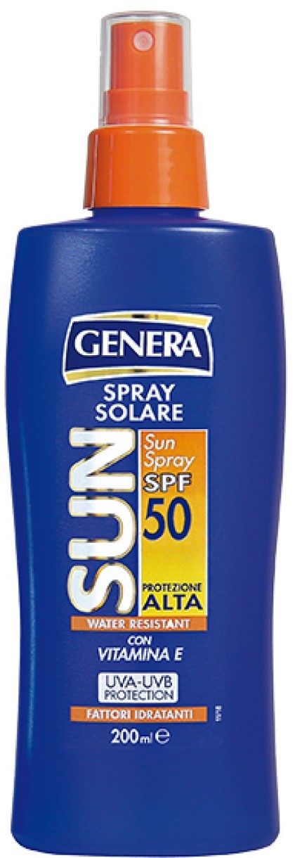 Солнцезащитный спрей Genera Sun Spray SPF50 200ml