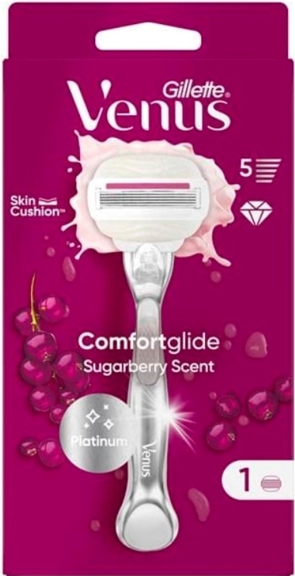 Aparat de ras Gillette Venus Comfortglide Sugarberry + 1 cassete