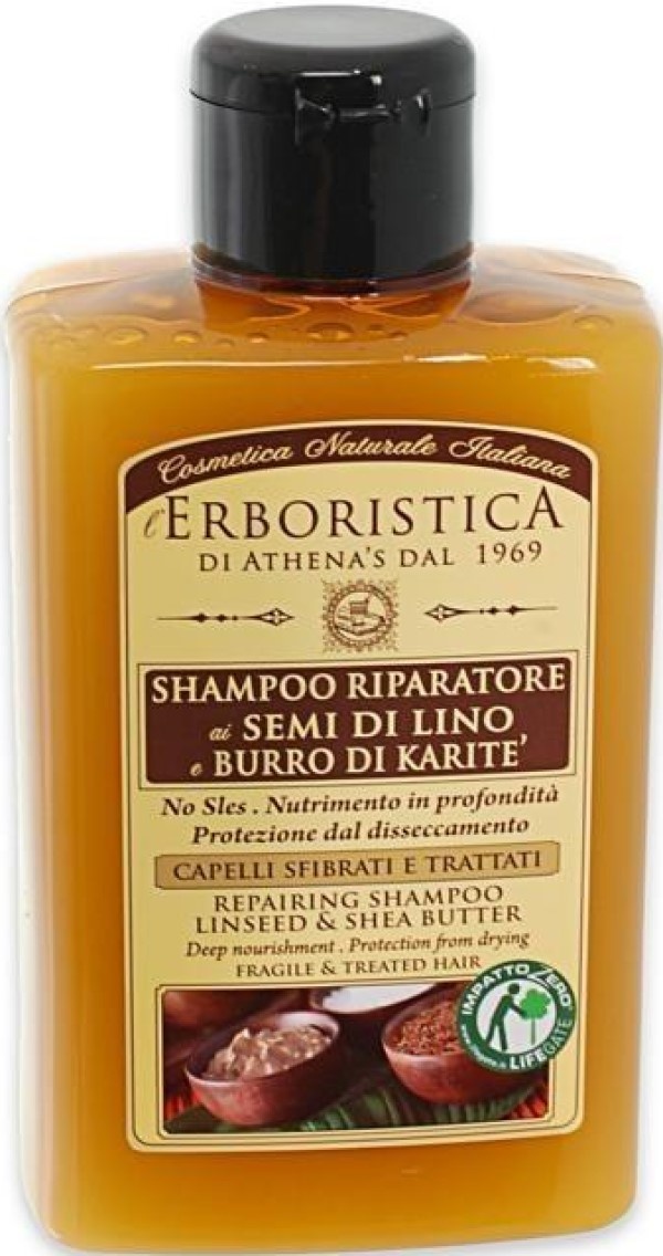 Шампунь для волос L'Erboristica Linseed & Shea Butter Shampoo 300ml