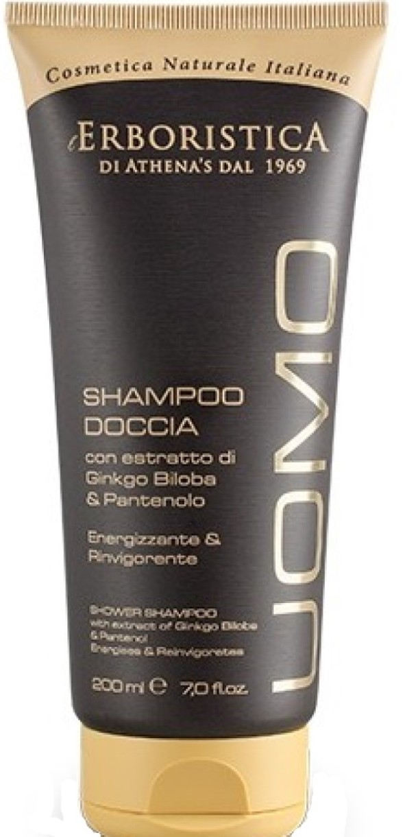 Șampon pentru păr L'Erboristica Uomo Ginkgo Biloba & Panthenol Shower Shampoo 200ml