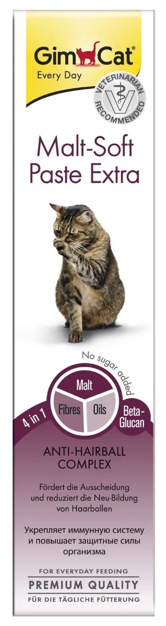 Лекарства для животных GimCat Malt-Soft Paste Extra 50g