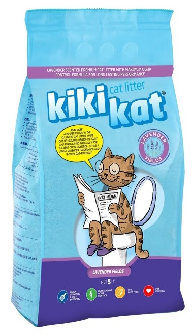 Наполнитель для кошек Kiki Kat Lavender Fields 5L