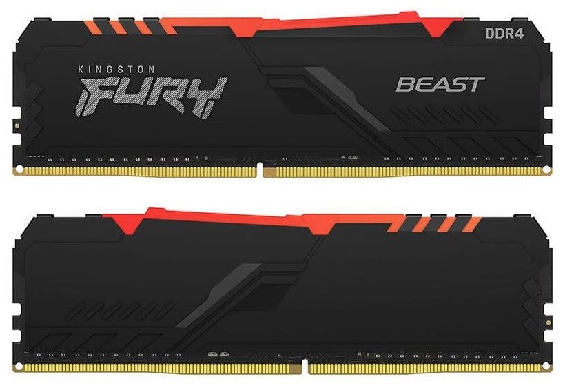 Memorie Kingston Fury Beast 32Gb DDR4-3733MHz Kit (KF437C19BB12AK2/32)