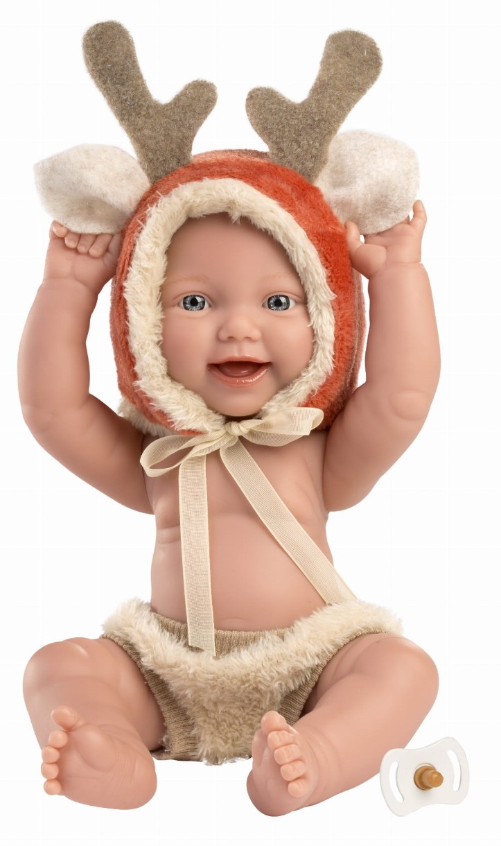 Кукла Llorens Mini Baby Boy Reindeer (63202)