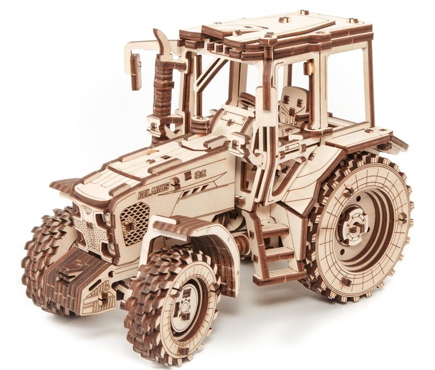 Puzzle 3D-constructor Ewa Toys Tractor Belarus-82