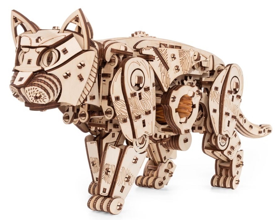 3D пазл-конструктор Ewa Toys Wild Cat