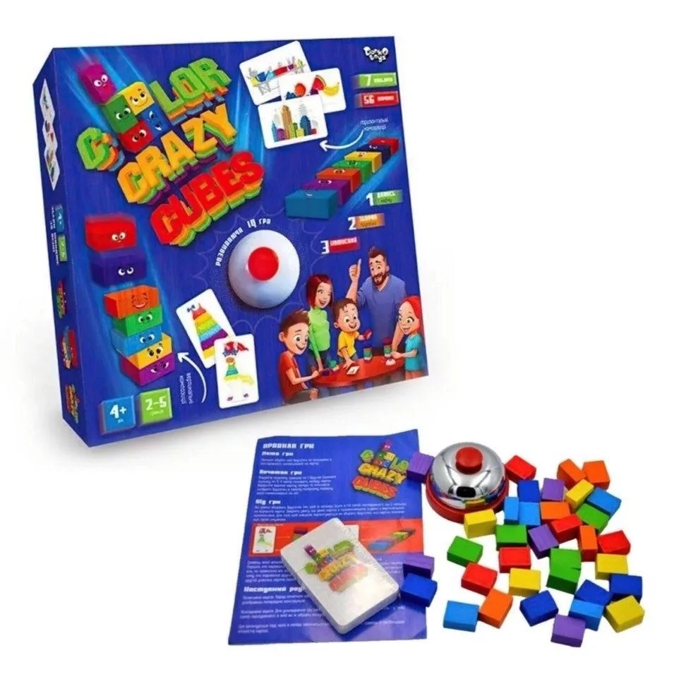 Настольная игра Danko Toys Color Crazy Cubes 35708