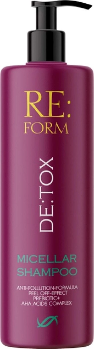 Шампунь для волос Re:Form De:tox Micellar Shampoo 400ml