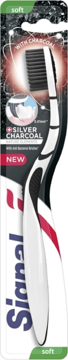 Зубная щётка Signal Silver Charcoal Soft