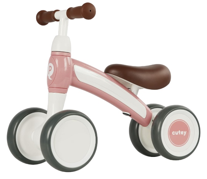 Bicicleta fără pedale Qplay Cutey Pastel Pink