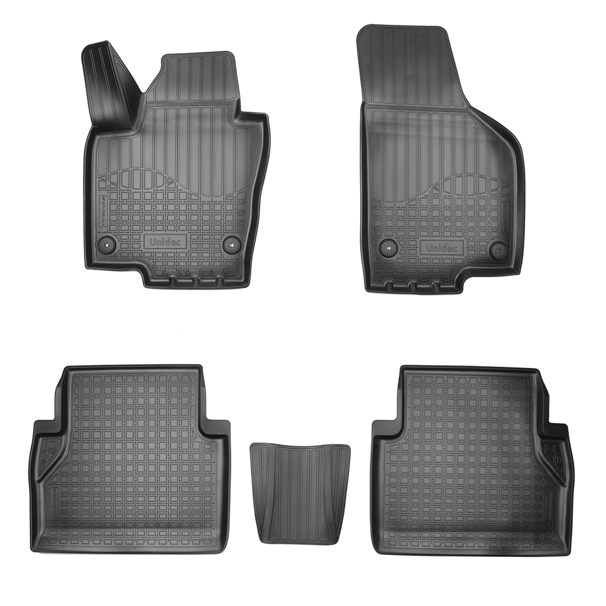 Автоковрики Norplast Unidec Seat Alhambra II 3D 2010 (NPA11-C95-544-2)