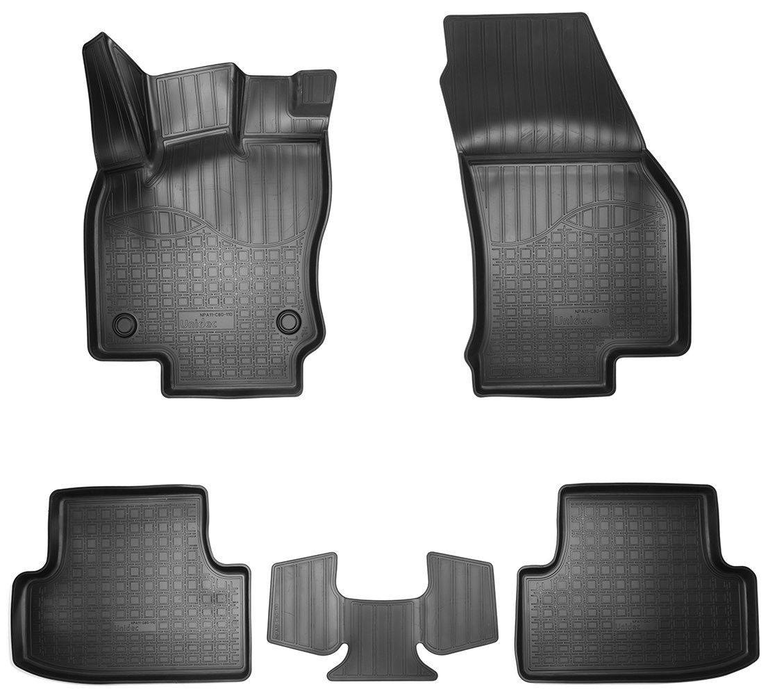 Автоковрики Norplast Unidec Seat Ateca 3D 2016 (NPA11-C80-110)