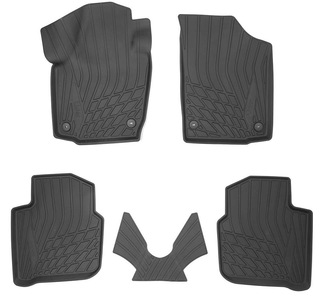 Автоковрики Norplast Unidec Seat Toledo IV NH 3D 2012-2019 (NPA11-C81-650-3)