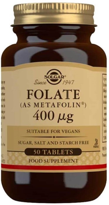 Витамины Solgar Folate 400mcg 50tab