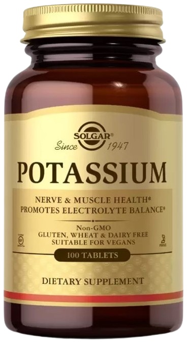 Витамины Solgar Potassium 100tab