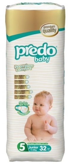 Подгузники Predo Baby Junior 11-25kg 5/32pcs