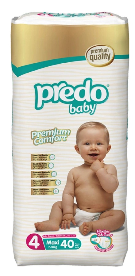Scutece Predo Baby Maxi 7-18kg 4/40pcs