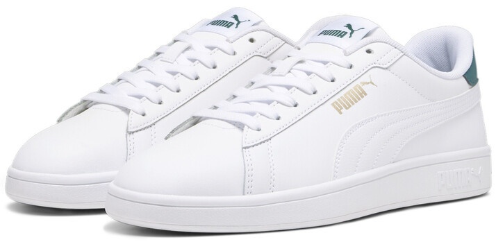 Кеды мужские Puma Smash 3.0 L Puma White/Malachite/Gold 47