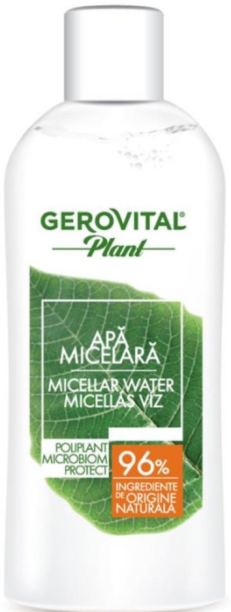 Мицеллярная вода Gerovital Plant Micellar Water 400ml