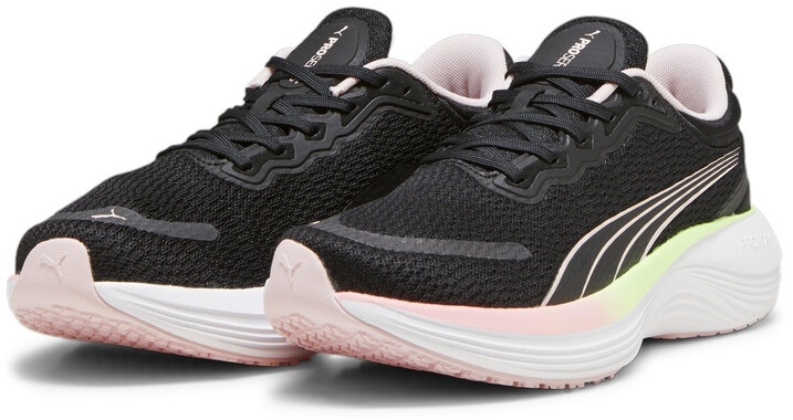 Adidași pentru dame Puma Scend Pro Puma Black/Frosty Pink/Speed Green/White 40