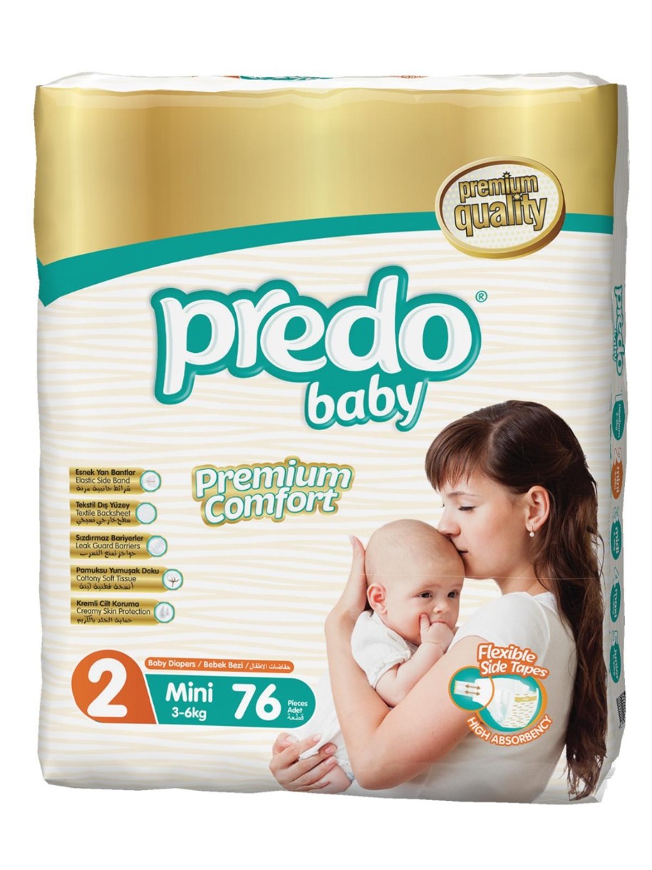 Scutece Predo Baby Mini 3-6kg 2/76pcs