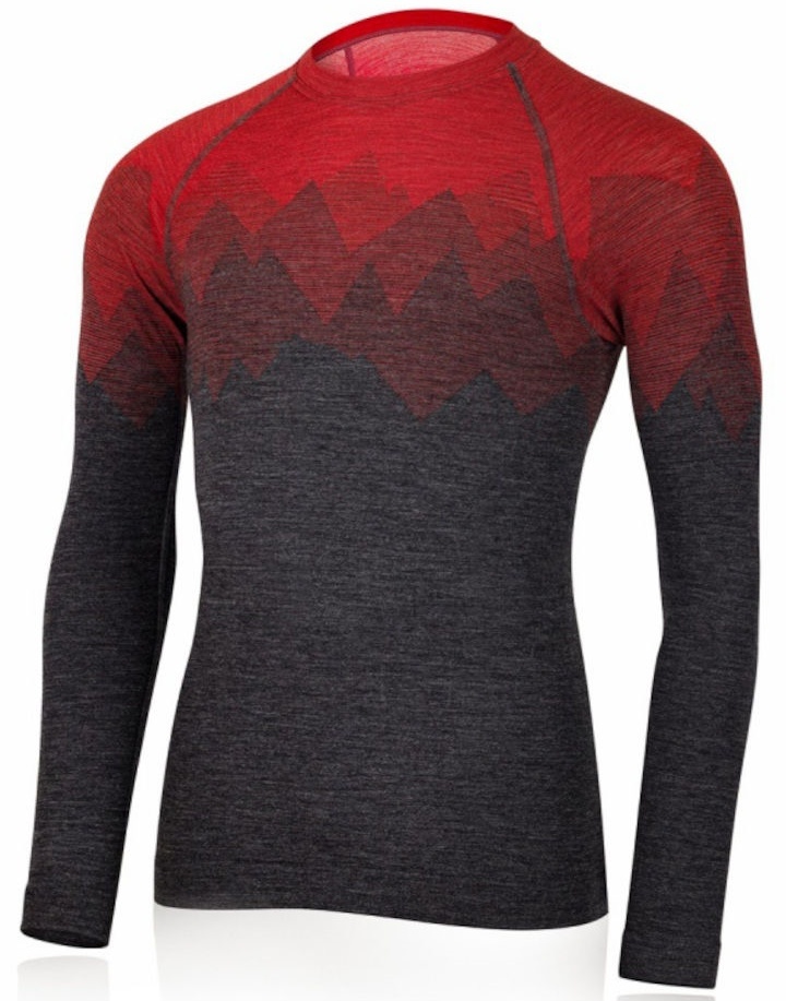 Bluză termică pentru bărbați Lasting Welor 3168 S-M Red