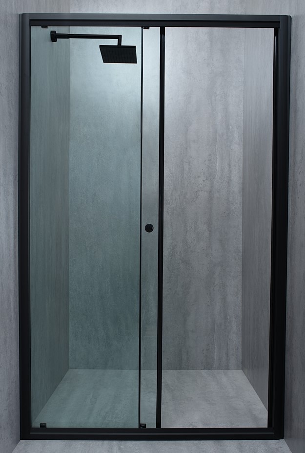 Душевая дверь Manopera Elegant EG210 (100x190) Transparenta Black