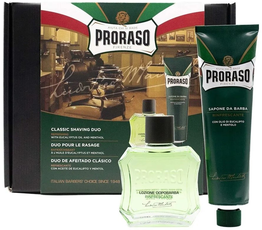 Set Cadou Proraso Classic Shaving Duo Refreshing Eucalyptus