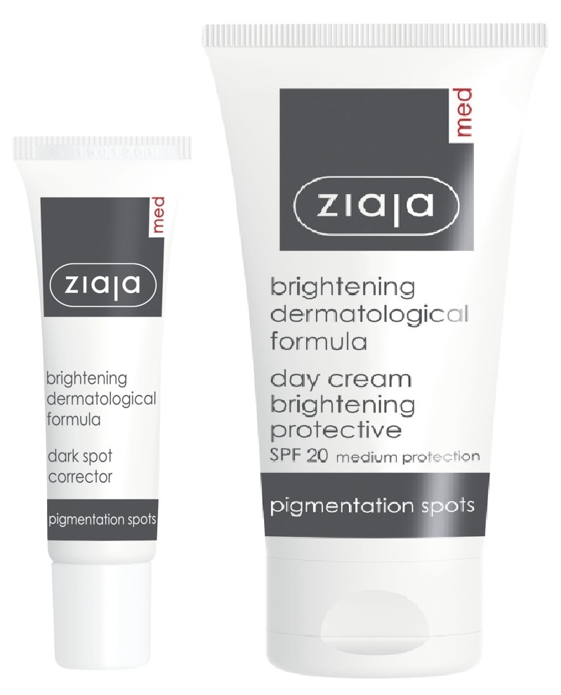 Подарочный набор Ziaja Med Whitening Protective Day Cream 50ml + Anti-Pigmentation Concealer 30ml