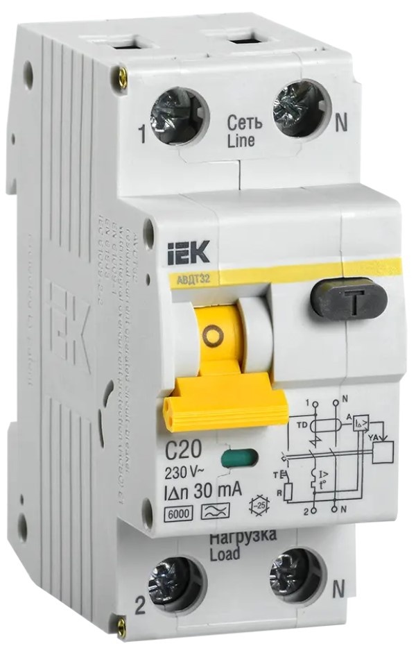 Автоматический выключатель IEK MAD22-5-020-C-30
