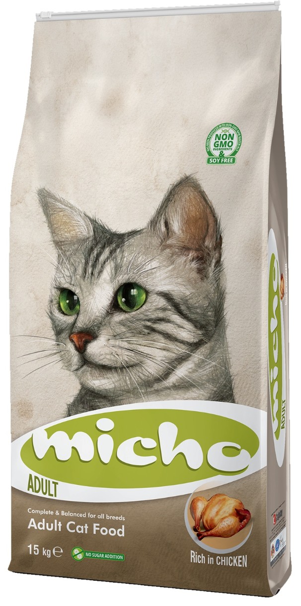 Сухой корм для кошек Micho Adult Cat Chicken 15kg