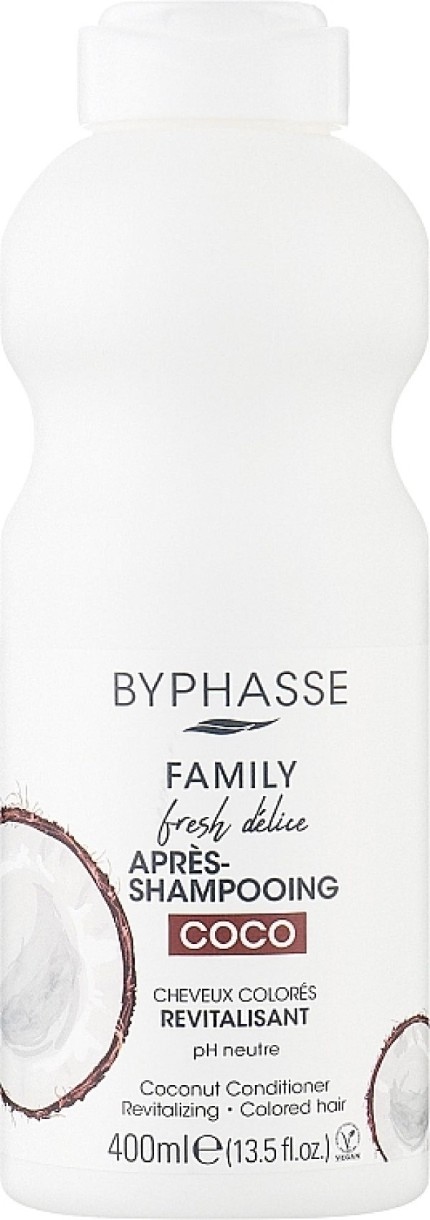 Balsam de păr Byphasse Family Fresh Delice Coconut 400ml