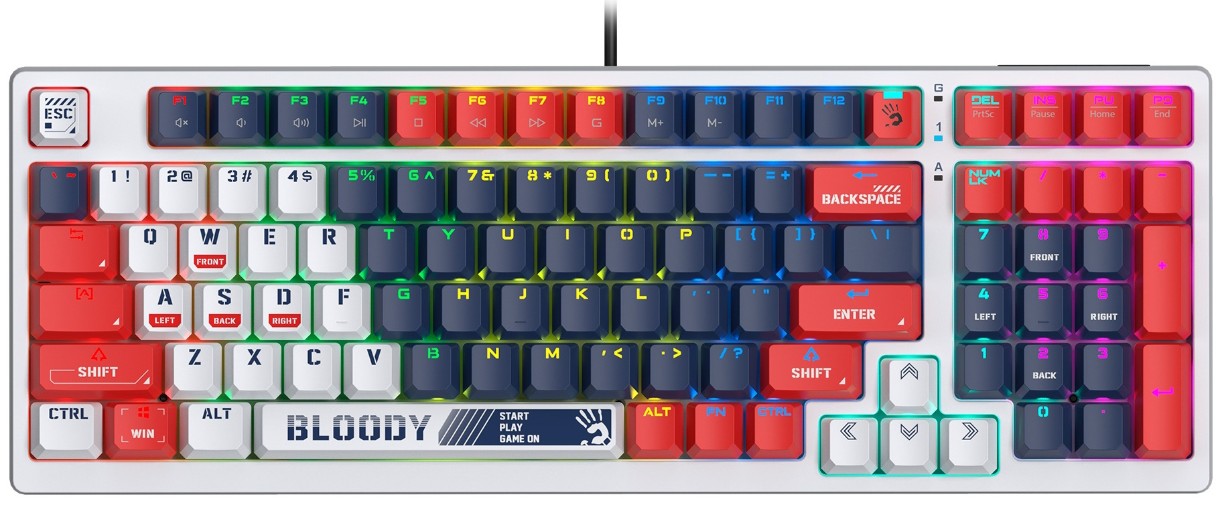 Клавиатура Bloody S98 Sports Navy