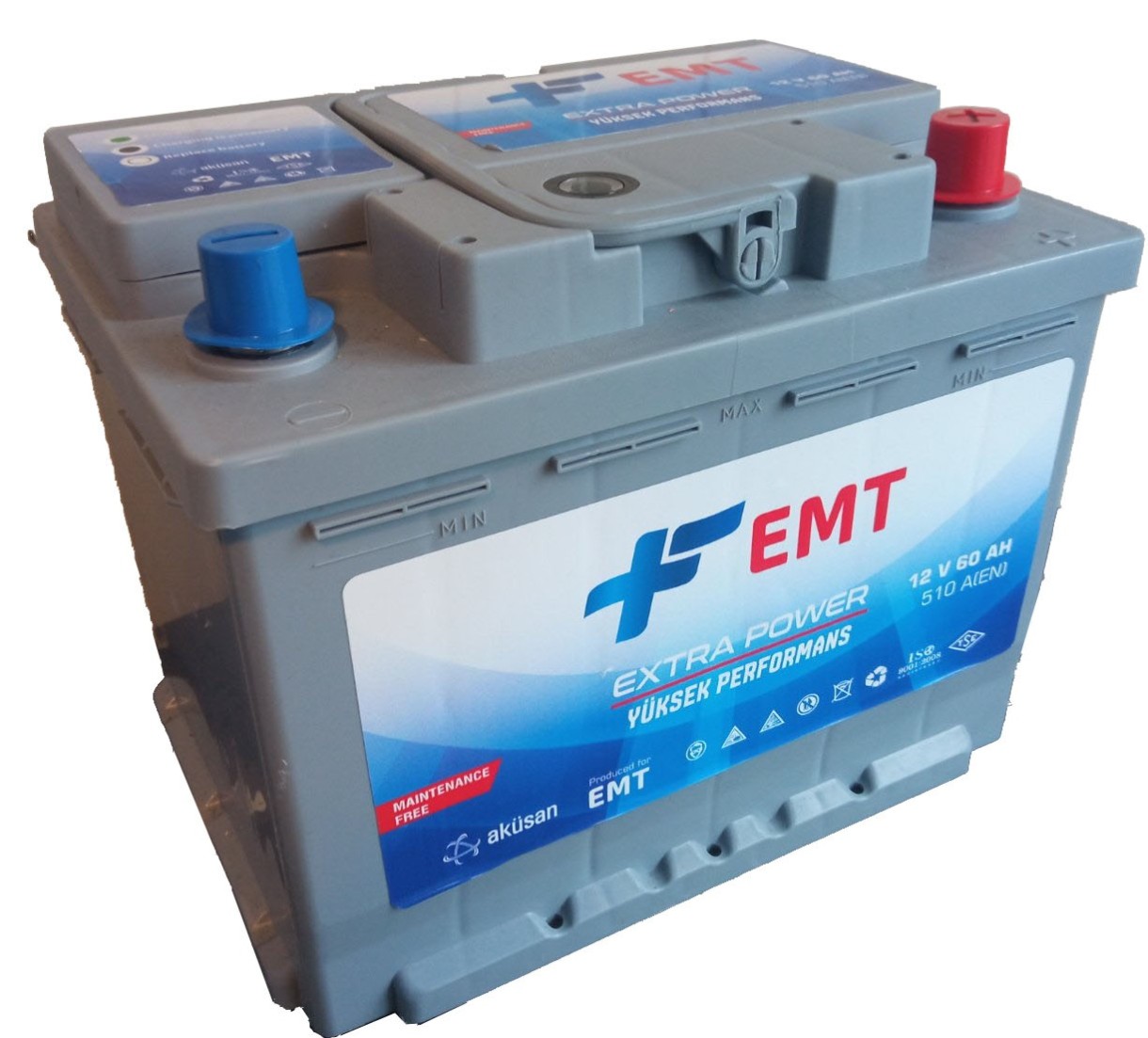 Автомобильный аккумулятор EMT Extra Power 12V 60Ah