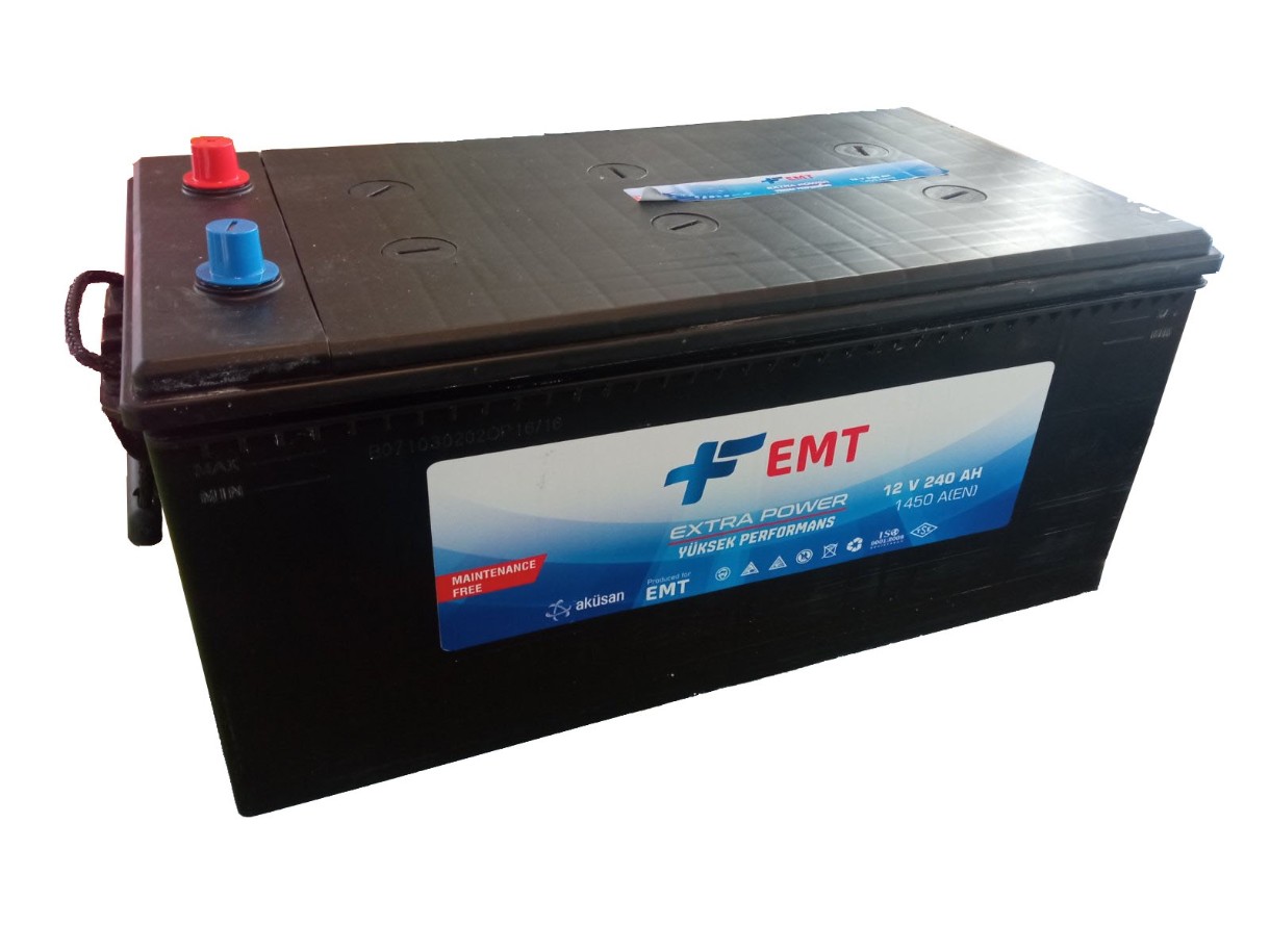 Автомобильный аккумулятор EMT Extra Power HD 12V 240Ah