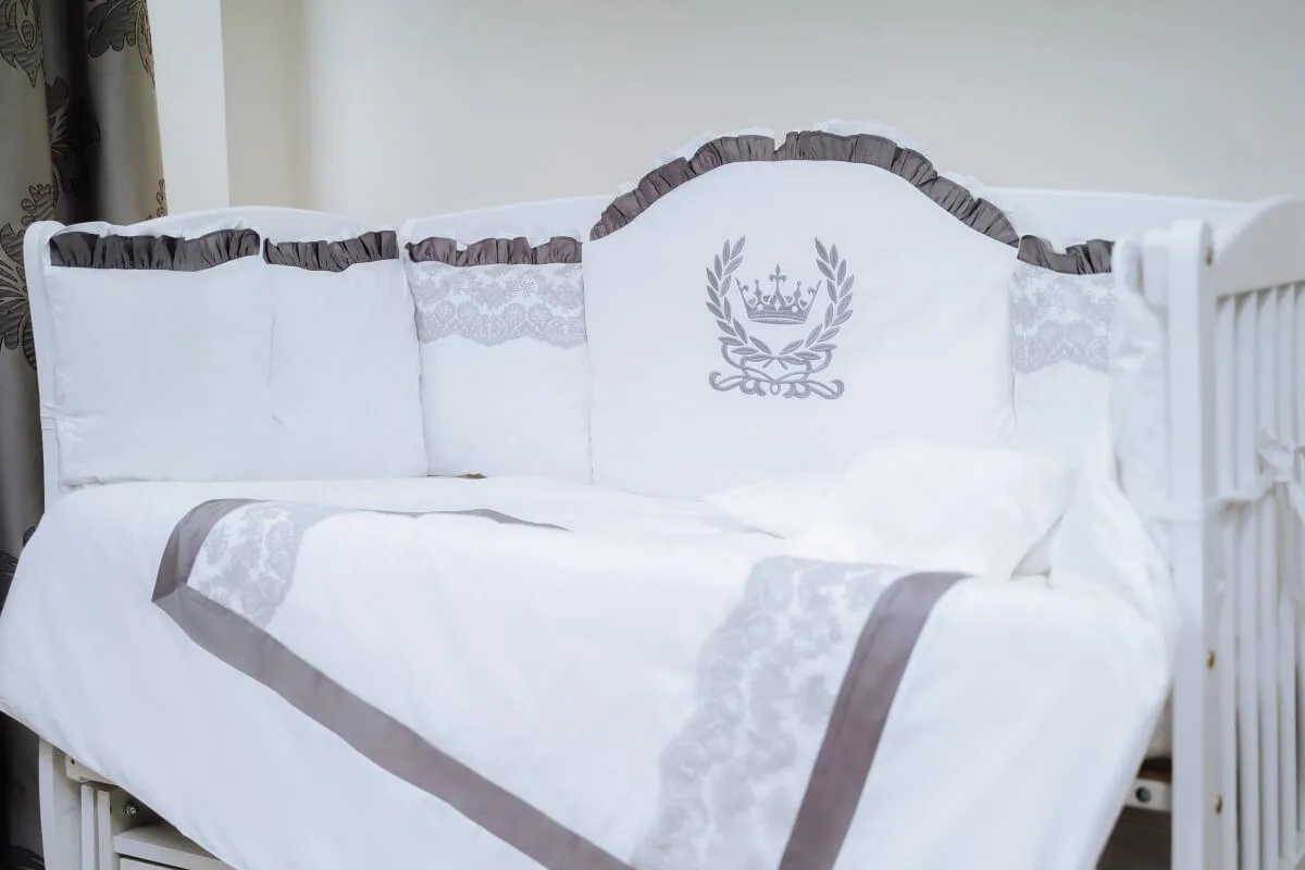 Lenjerie de pat pentru copii Perna Mea Royal Grey