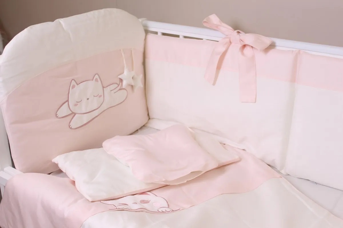 Детское постельное белье Perna Mea Satin Pisica Pink