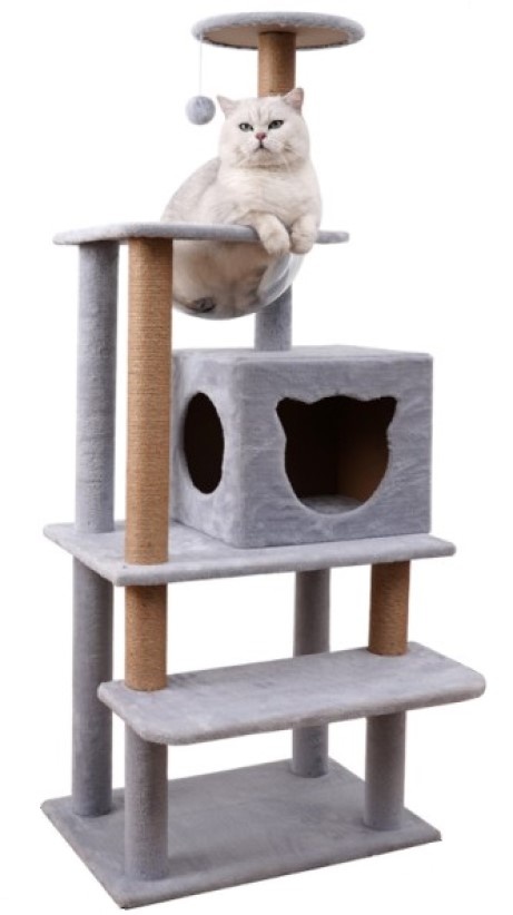 Когтеточка для кошек Cat Tree 017 Grey